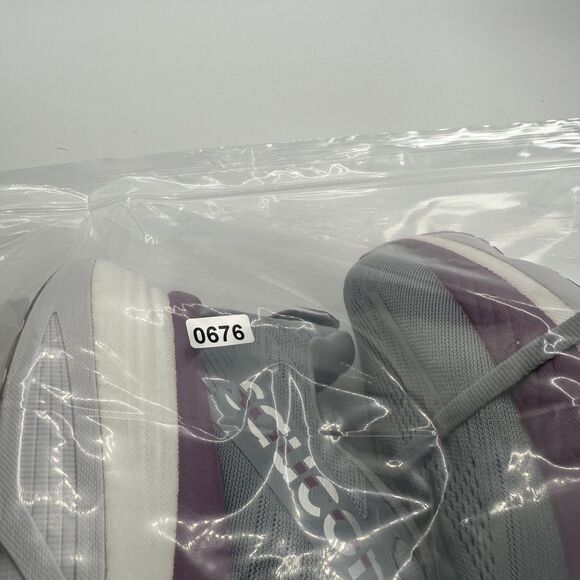 Saucony Hurricane 24 Shoes Womens Size 10 Gray Purple Running Cushioned Trainer - Picture 12 of 12